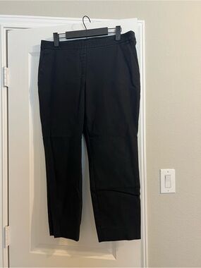 Theory Black Chinos - Slim Straight